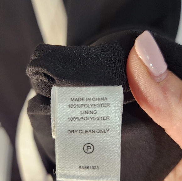 Cece Elegant Black and White Sleeveless Dress, Size 10 - Picture 4 of 7